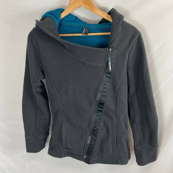 Mondetta Fleece Asymmetrical zip Sweater size medium - Picture 1 of 6
